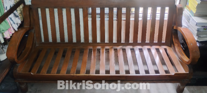 সলিড সেগুন কাঠের সোফা সেট বিক্রি হবে